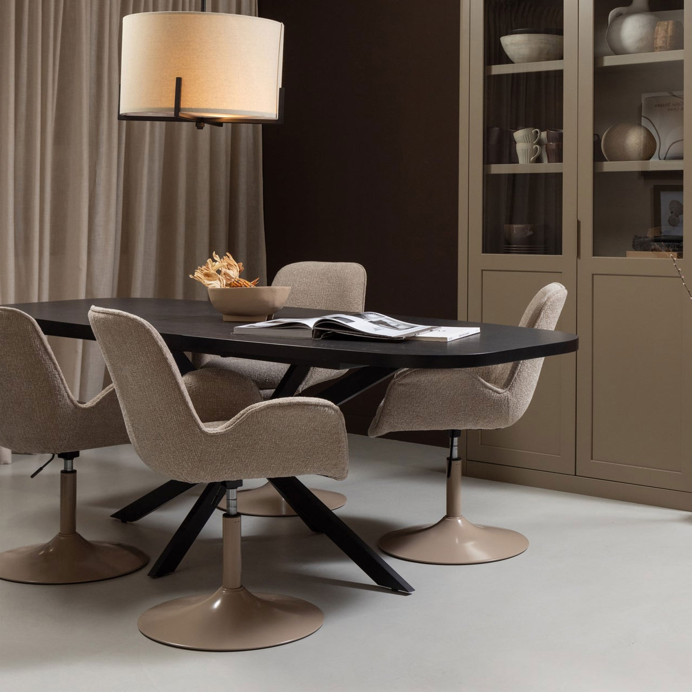 WOOOD Uitschuifbare Eettafel Arros Deens Ovaal