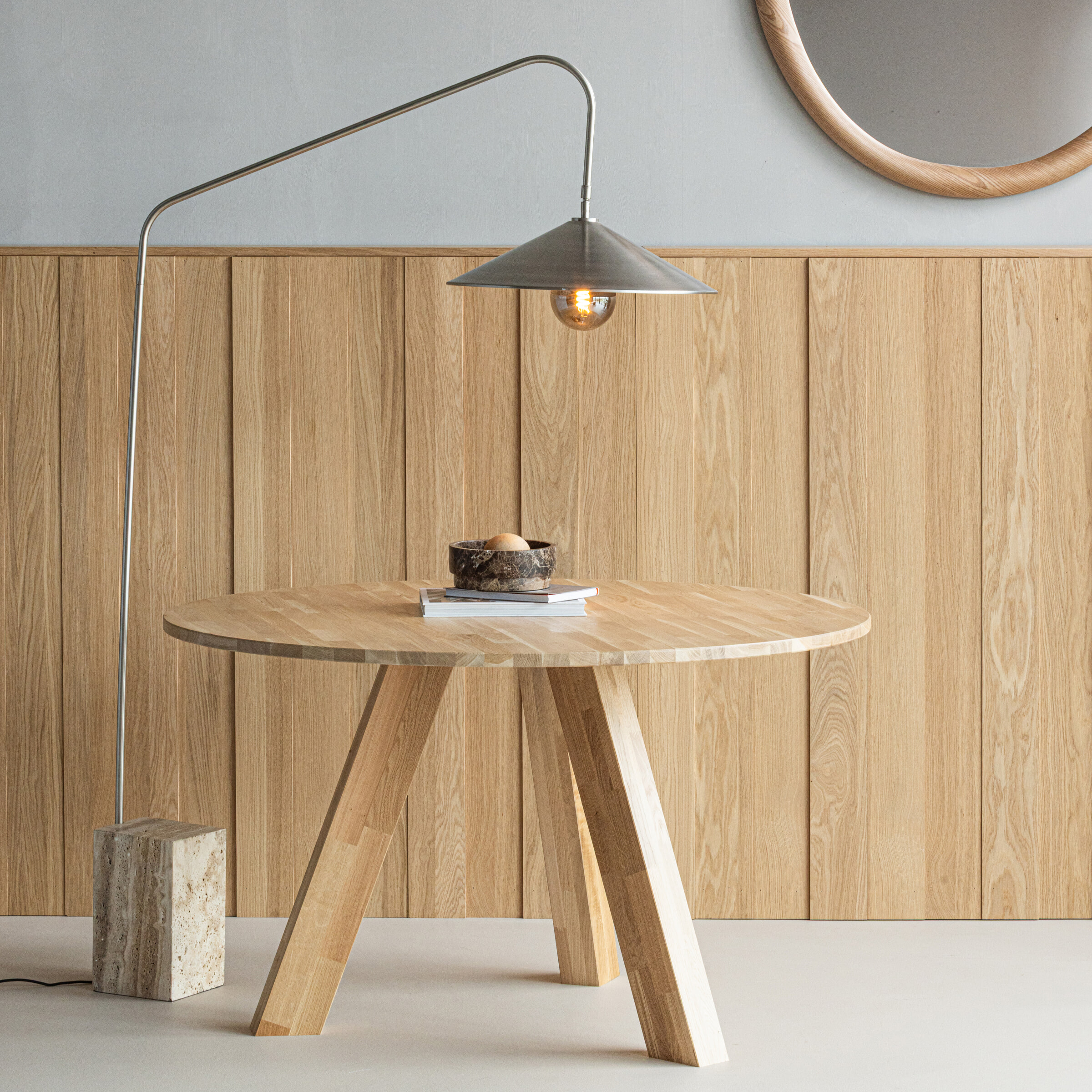 WOOOD Vloerlamp Korn 182cm - Chroom | WOOOD