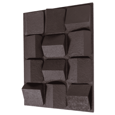 WOOOD Wandpaneel Axis 81x61cm - Bruin | WOOOD