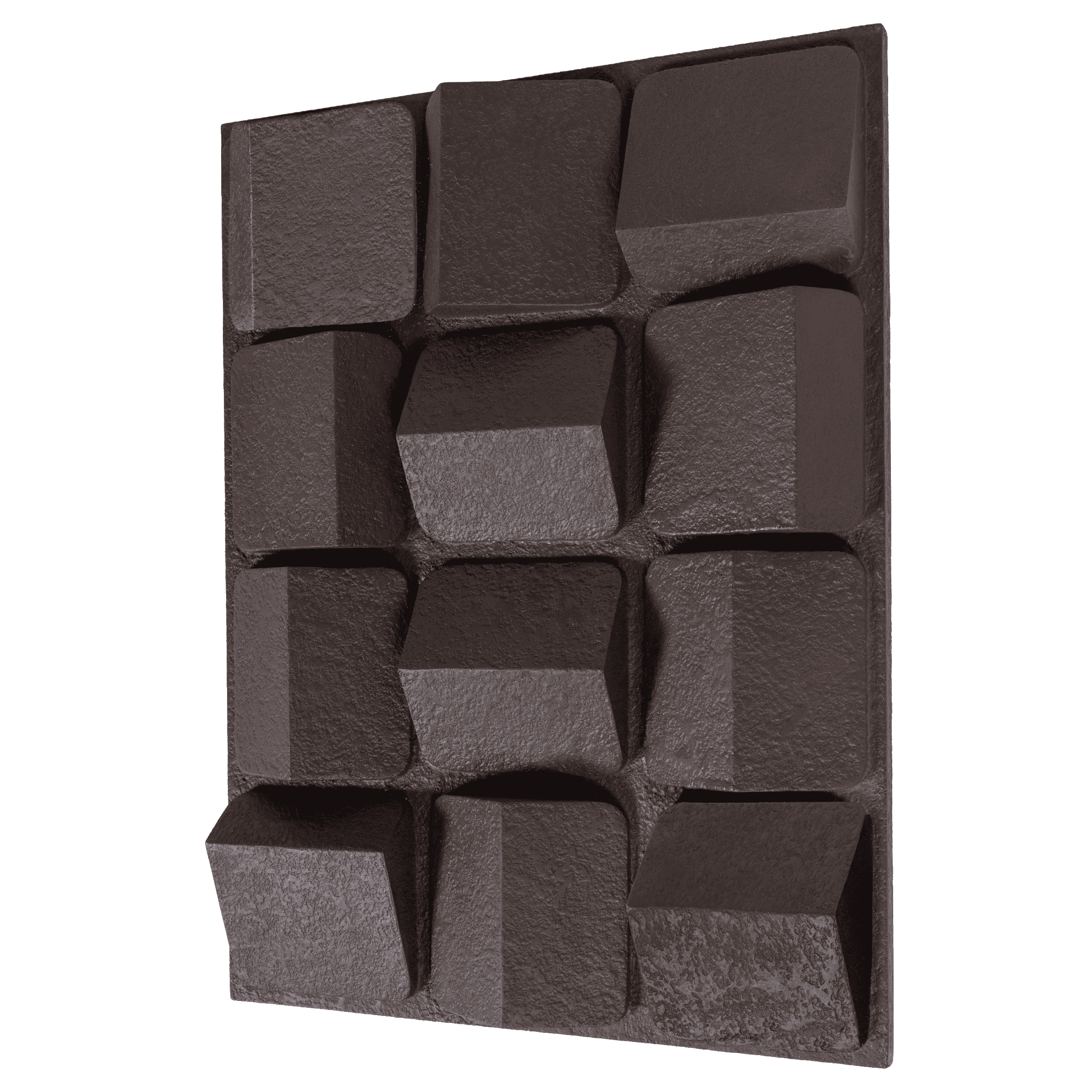 WOOOD Wandpaneel Axis 81x61cm - Bruin | WOOOD