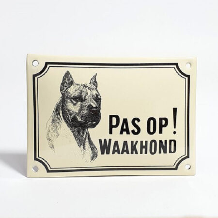 Waakhond bord American Stafford Terriër | Topemaille
