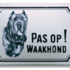 Waakhond bord Mastiff | Topemaille