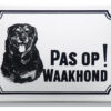 Waakhond bord Rottweiler | Topemaille