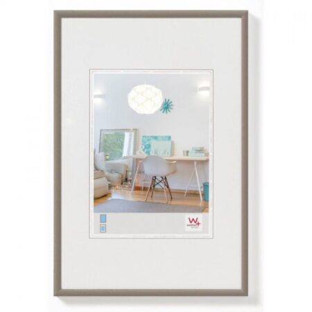 Walther New Lifestyle fotolijst 10x15cm staal | Walther