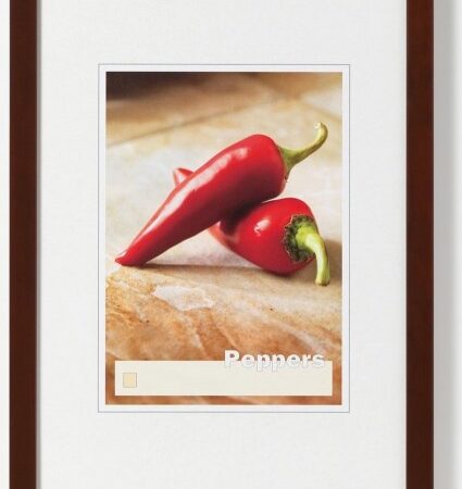 Walther Peppers houten fotolijst 13x18cm notenboom | Walther