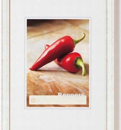 Walther Peppers houten fotolijst 21x29.7cm zilver | Walther