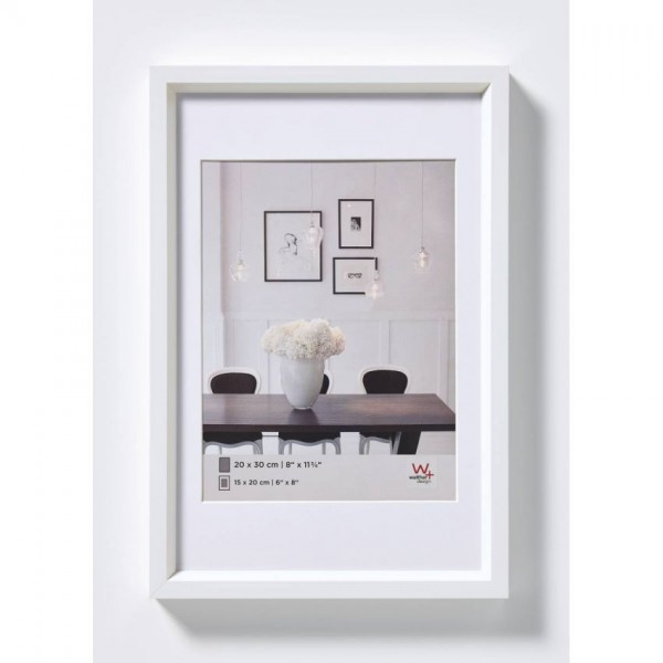 Walther Steel Style fotolijst 30x40cm wit | Walther