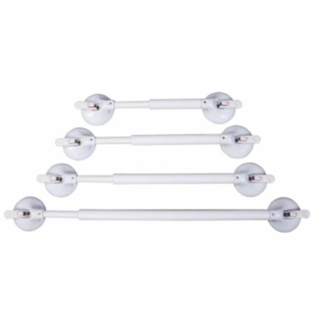 Wandbeugel verstelbaar met zuignap veiligheidsindicator | 66 - 78.5 cm | Wit | Mobeli | PR45310 | Mobeli