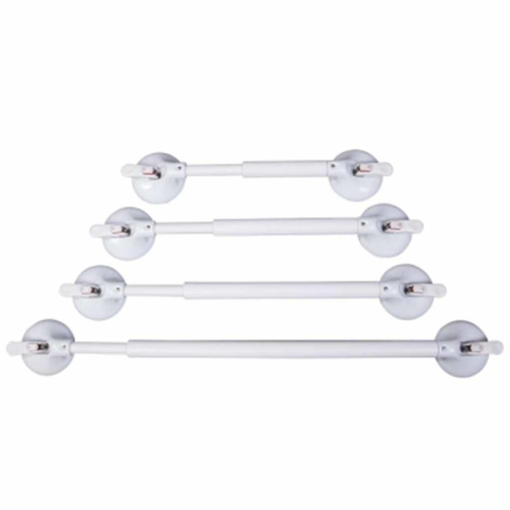 Wandbeugel verstelbaar met zuignap veiligheidsindicator | 66 - 78.5 cm | Wit | Mobeli | PR45310 | Mobeli