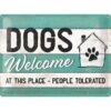 Wandbord Dogs Welcome | Nostalgic Art