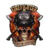 Wandbord Fire Fighter First in Last out - Wandplaat | DecoImport