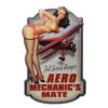 Wandbord tin Aero mechanic's mate - Wandplaat | DecoImport