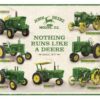Wandbord tractoren John Deere | Nostalgic Art