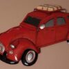 Wanddecoratie 2CV rood | Gave Specials