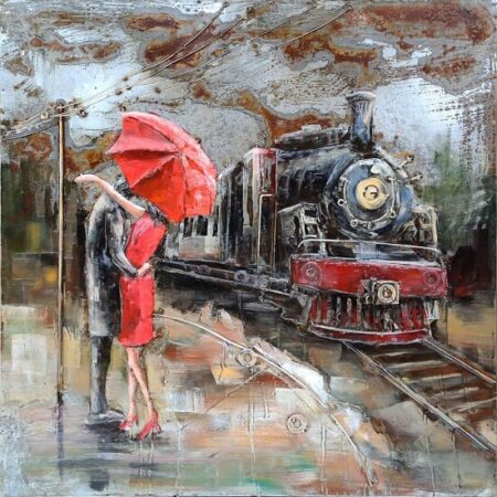 Wanddecoratie 3D Trein | Gave Specials