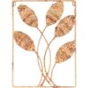 Wanddecoratie bladeren riet 50x35cm | Home & Styling
