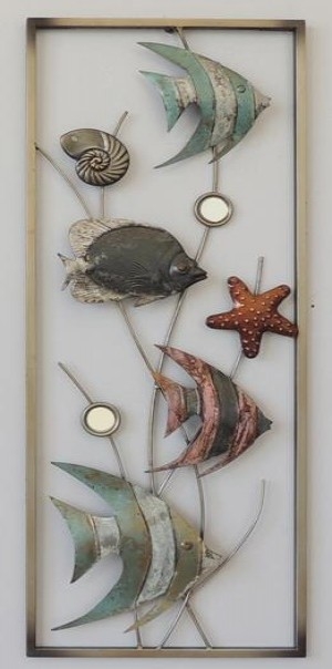 Wanddecoratie frame Maanvissen | Gave Specials