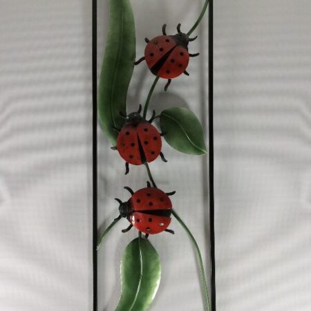Wanddecoratie frame metaal lieveheersbeestjes | Sam. B.V.