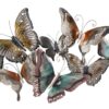 Wanddecoratie gekleurde vlinders | Raf Import