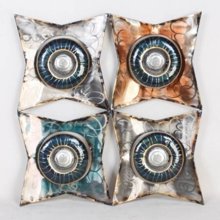Wanddecoratie metaal Deco Blok | Raf Import