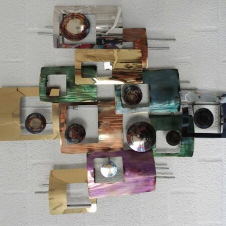Wanddecoratie metaal modern abstract | Sam. B.V.
