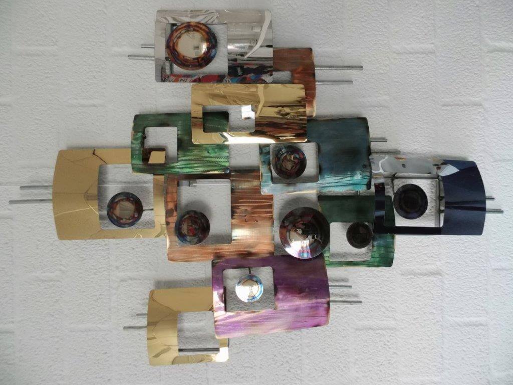 Wanddecoratie metaal modern abstract | Sam. B.V.