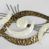Wanddecoratie metaal oog zilverkleurig | Formano