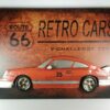 Wanddecoratie metaal oranje Auto | Sam. B.V.