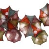 Wanddecoratie metaal paraplu | Raf Import