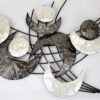 Wanddecoratie retro style met schelpen decor | Formano