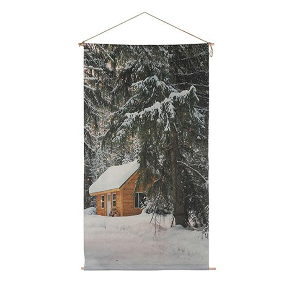 Wanddoek landschap Led M |