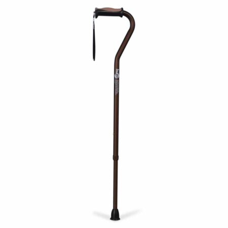 Wandelstok met Offset handvat | Kies uw kleur : Bruin | Hugo | Hugo