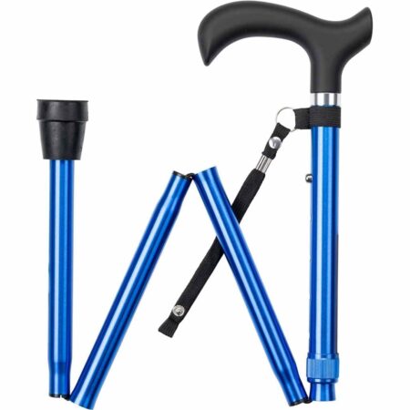 Wandelstok opvouwbaar - Blauw | ThuiszorgwinkelXL