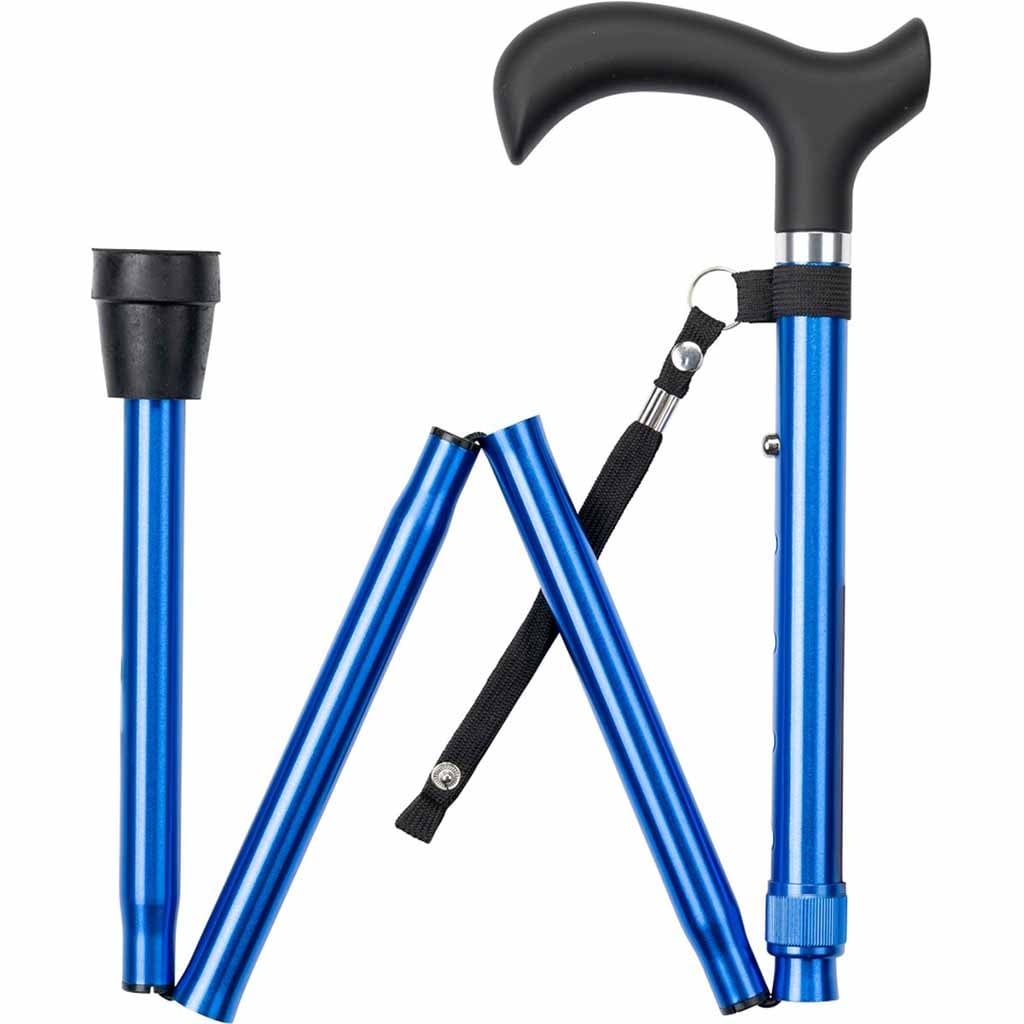 Wandelstok opvouwbaar - Blauw | ThuiszorgwinkelXL