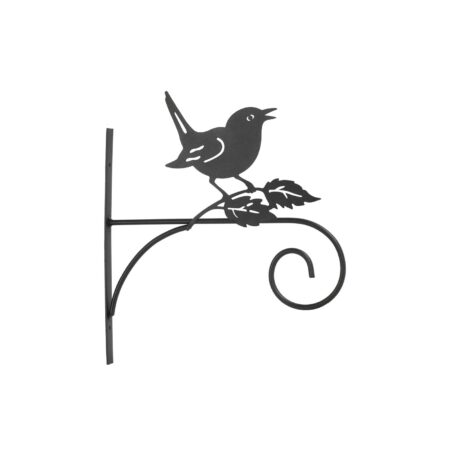 Wandhaak vogel zwart 27
