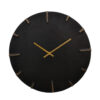 Wandklok Black gold Dashes L |