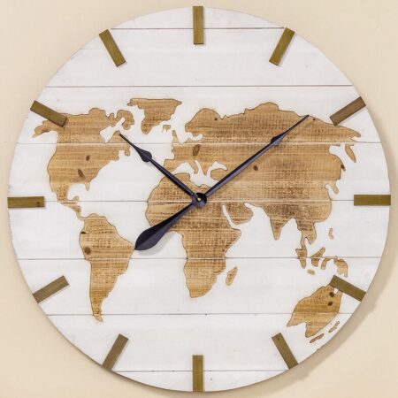 Wandklok Global | Boltze