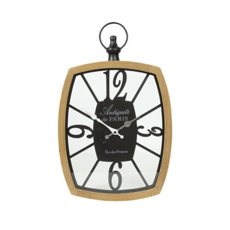 Wandklok Nelson zwart S |