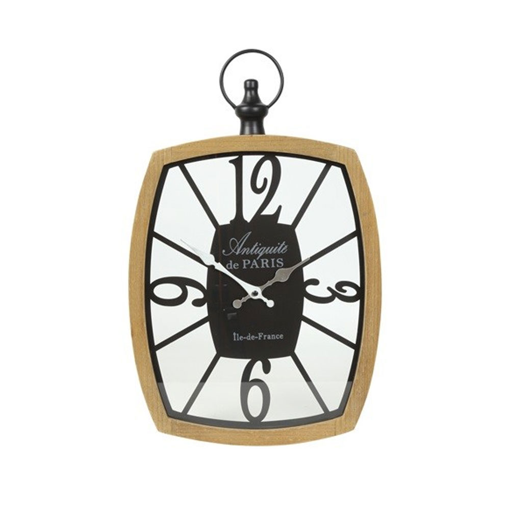 Wandklok Nelson zwart S |