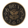 Wandklok Tasma zwart/goud S |