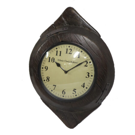 Wandklok bruin |