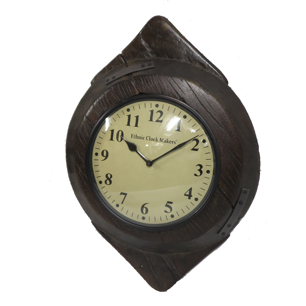 Wandklok bruin |