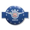Wandklok emaille Daf service | Topemaille