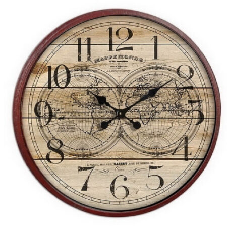 Wandklok globe rond | Gave Specials