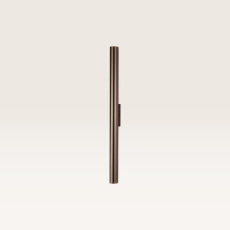 Wandlamp Brenzo bronzo l - Bronzen lichtstaaf met een minimalistisch design voor binnen - Excl. Lichtbron - Mini GU10 (MR11) | LUSENZ