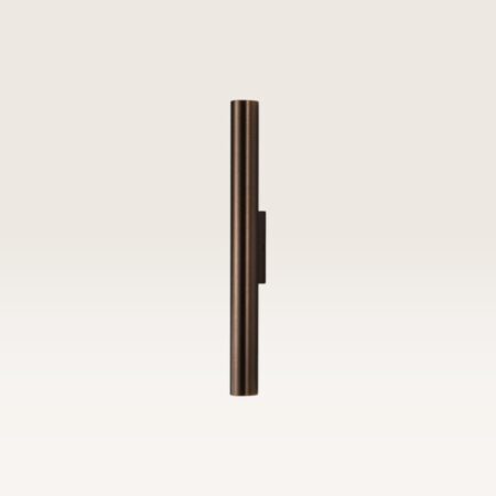 Wandlamp Brenzo bronzo m - Bronzen lichtstaaf met een minimalistisch design voor binnen - Excl. Lichtbron - Mini GU10 (MR11) | LUSENZ
