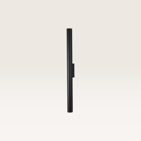 Wandlamp Brenzo nero l - Zwarte lichtstaaf met een minimalistisch design voor binnen - Excl. Lichtbron - Mini GU10 (MR11) | LUSENZ
