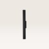 Wandlamp Brenzo nero m - Zwarte lichtstaaf met een minimalistisch design voor binnen - Excl. Lichtbron - Mini GU10 (MR11) | LUSENZ