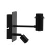Wandlamp Montana mat zwart |