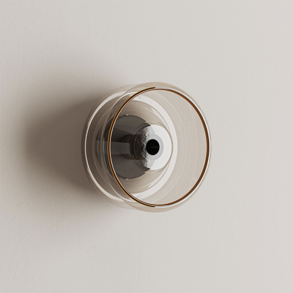 Wandlamp Palau groot Incl. Lichtbron Platinum | ZTAHL